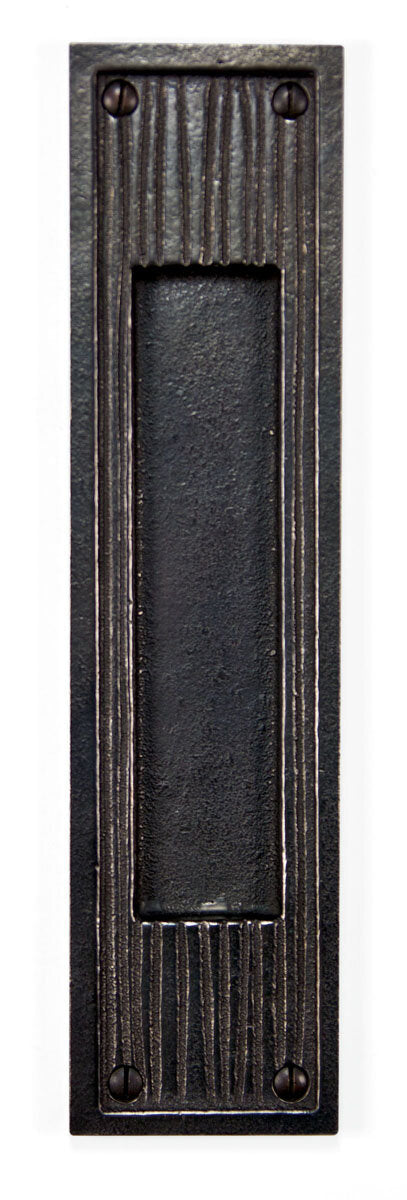 Bandbox Corduroy Flush Pull — Shown in S3 Finish