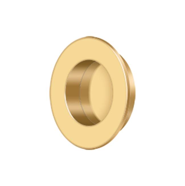 Deltana Jaladera Empotrada Redonda de Uso Rudo 1-7/8"