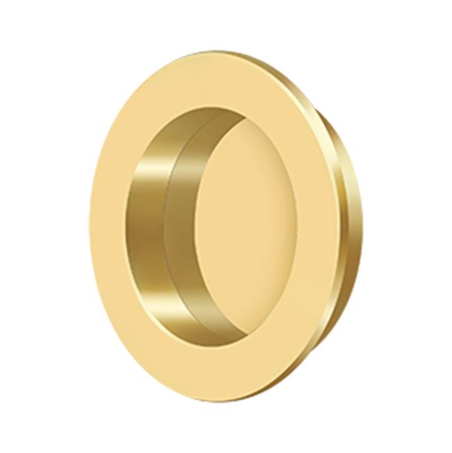 Deltana Jaladera Empotrada Redonda de Uso Rudo 2-3/8"
