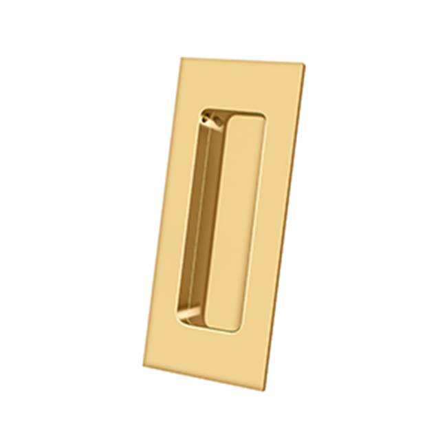 Deltana Jaladera Empotrada Rectangular de Uso Rudo 4"