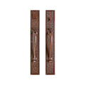 uego de Entrada con Jaladera Designer Textures 3 1/2" x 24" — Rocky Mountain Hardware bronce macizo