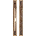 uego Empujar y Jalar Designer Textures 3 9/16" x 34 1/8" — Rocky Mountain Hardware bronce macizo