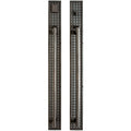 uego de Entrada con Jaladera Designer Textures 3 9/16" x 34 1/8" — Rocky Mountain Hardware bronce macizo