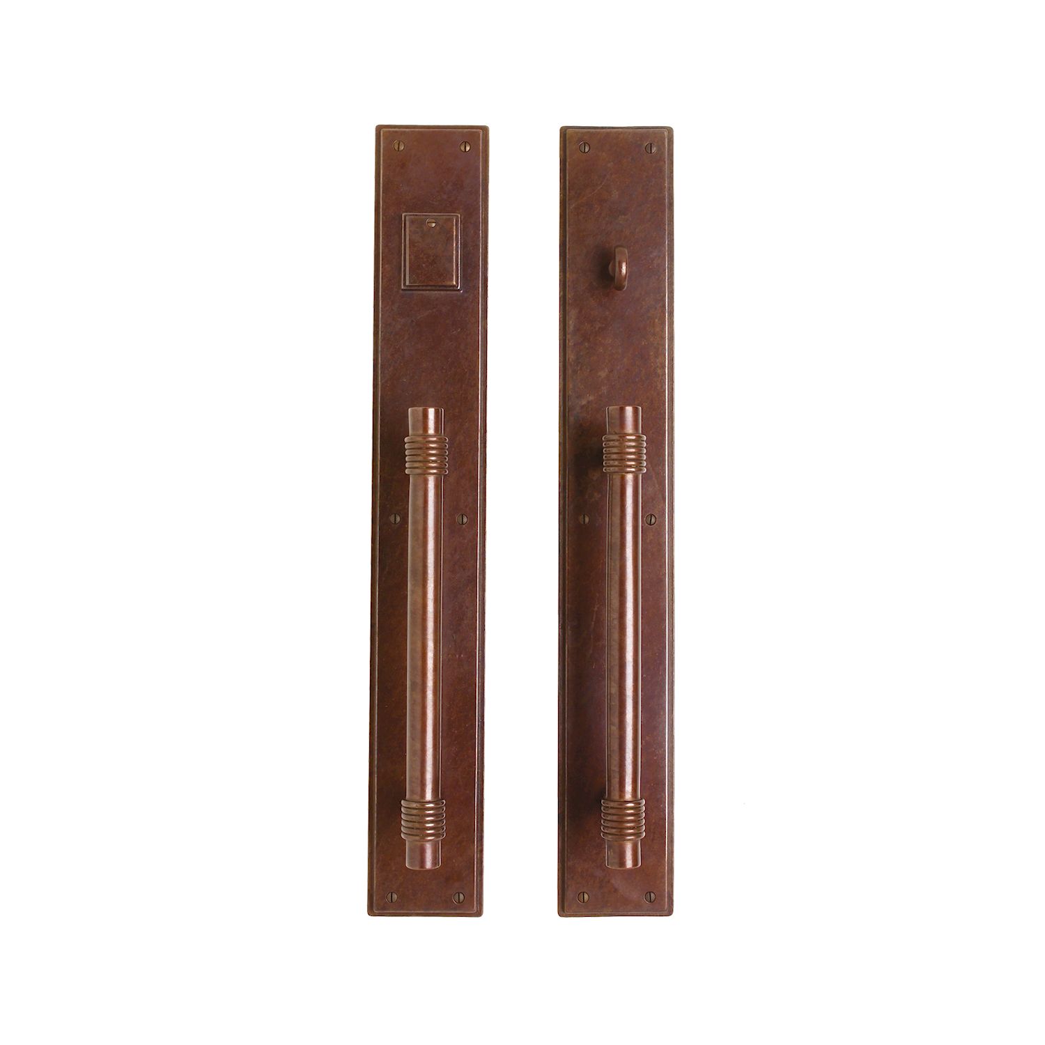 uego Empujar y Jalar Stepped 3 1/2" x 24" — Rocky Mountain Hardware bronce macizo