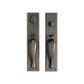 uego de Entrada Rectangular con Jaladera 3 1/2" x 18" — Rocky Mountain Hardware bronce macizo