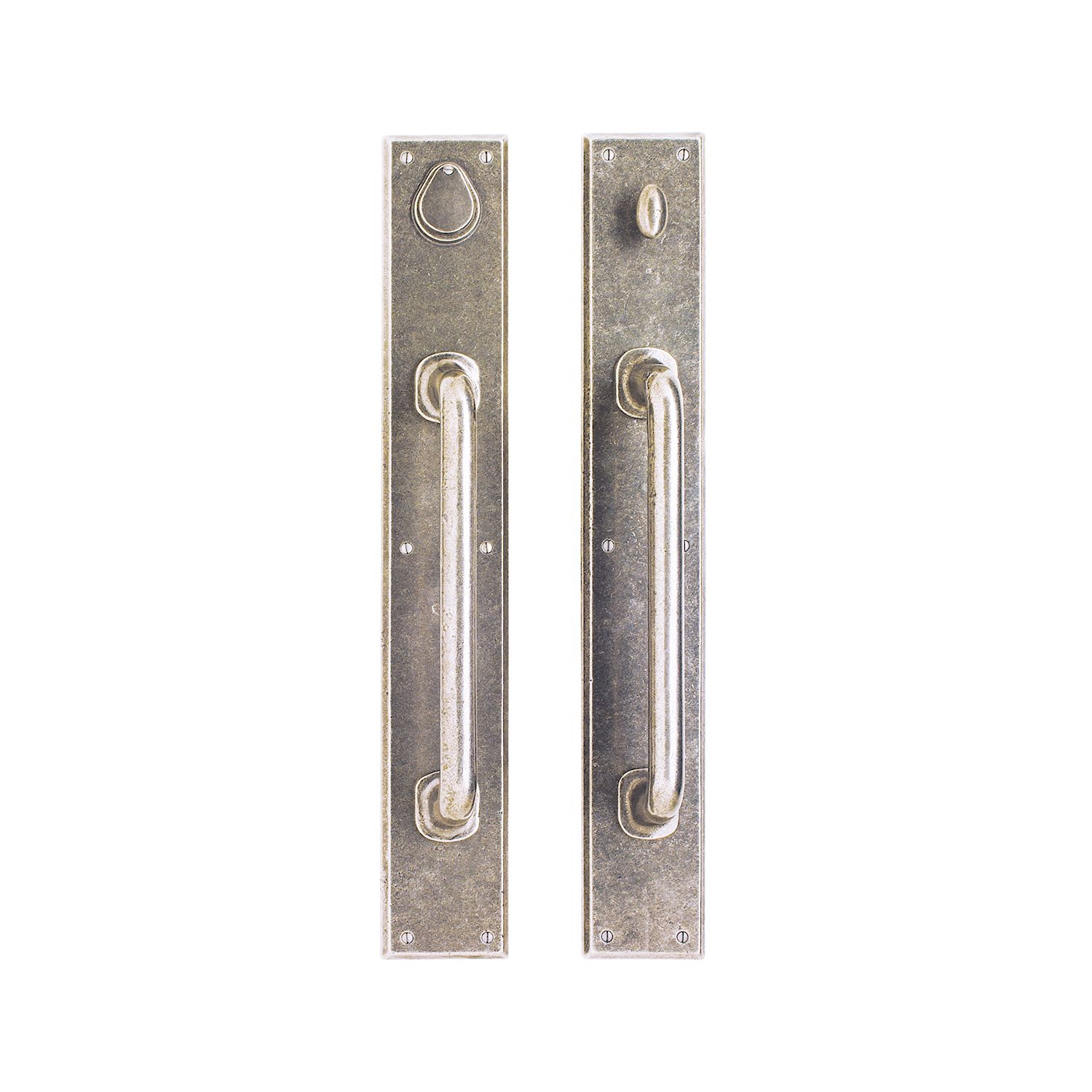 uego Empujar y Jalar Rectangular 3 1/2" x 24" — Rocky Mountain Hardware bronce macizo