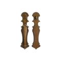 uego Empujar y Jalar Fleur de Lis Gothic 4 3/16" x 18" — Rocky Mountain Hardware bronce macizo