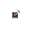 oporte para Barandal Designer — Rocky Mountain Hardware bronce macizo