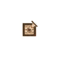 oporte para Barandal Designer Textures — Rocky Mountain Hardware bronce macizo