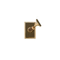 Soporte para barandal rectangular — Rocky Mountain Hardware bronce macizo