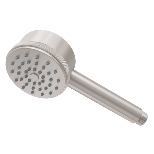 California Faucets Steampunk Bay Regadera de Mano de 3" - Acuñado - Satin Nickel