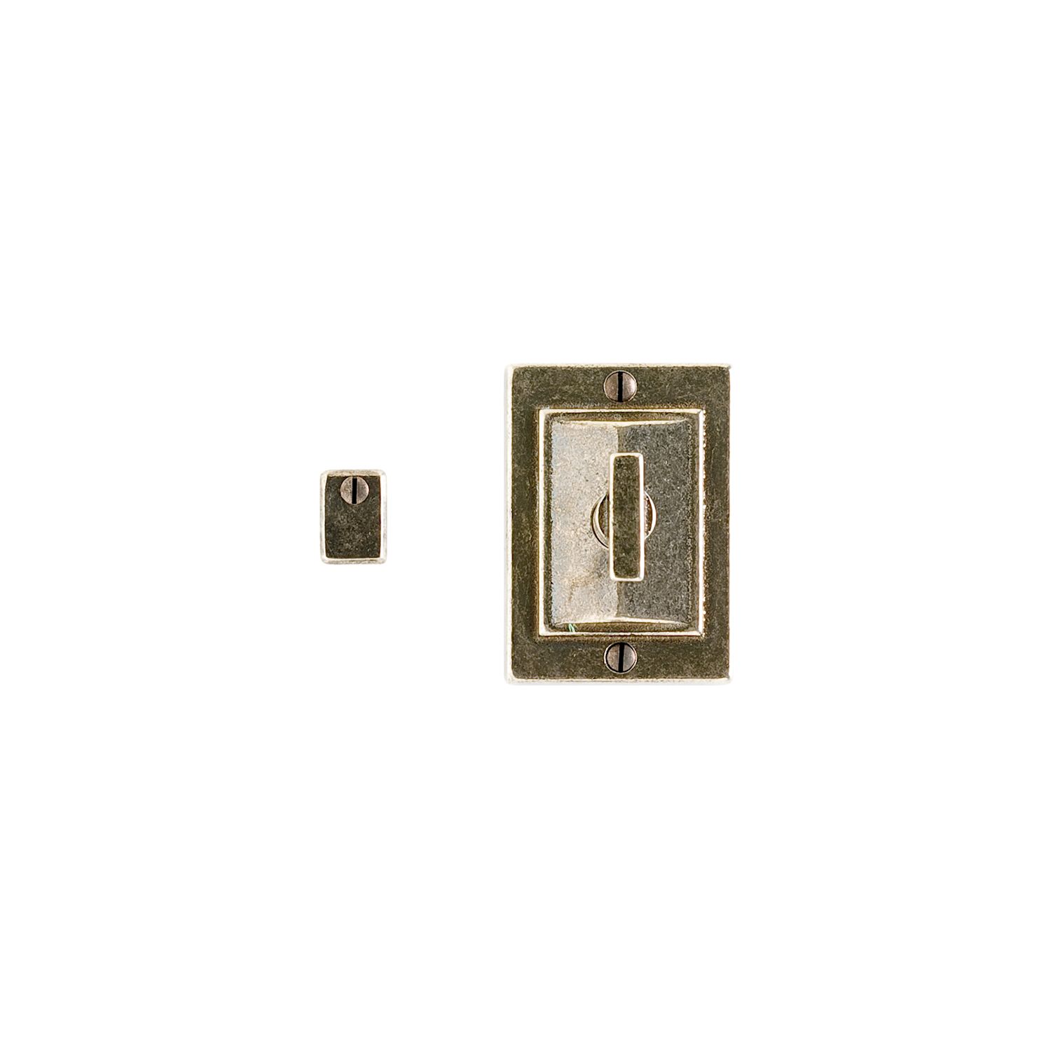 asador de Privacidad Mack 2 1/2" x 3 1/2" — Rocky Mountain Hardware bronce macizo