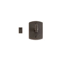 asador de Privacidad Convex 2 1/2" x 3 1/4" — Rocky Mountain Hardware bronce macizo