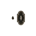 asador de Privacidad Corbel Arched 2 1/2" x 4 1/2" — Rocky Mountain Hardware bronce macizo