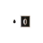 asador de Privacidad Rectangular — Rocky Mountain Hardware bronce macizo