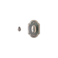 asador de Privacidad Arched 2 1/2" x 3 3/4" — Rocky Mountain Hardware bronce macizo