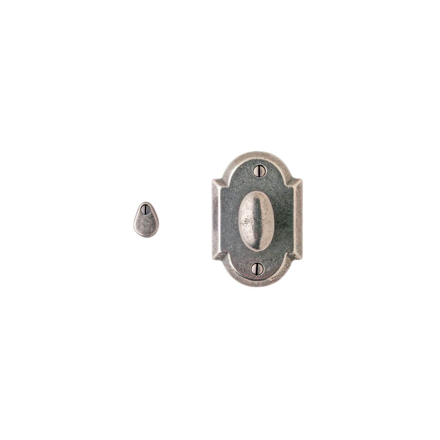 asador de Privacidad Arched 2 1/2" x 3 3/4" — Rocky Mountain Hardware bronce macizo