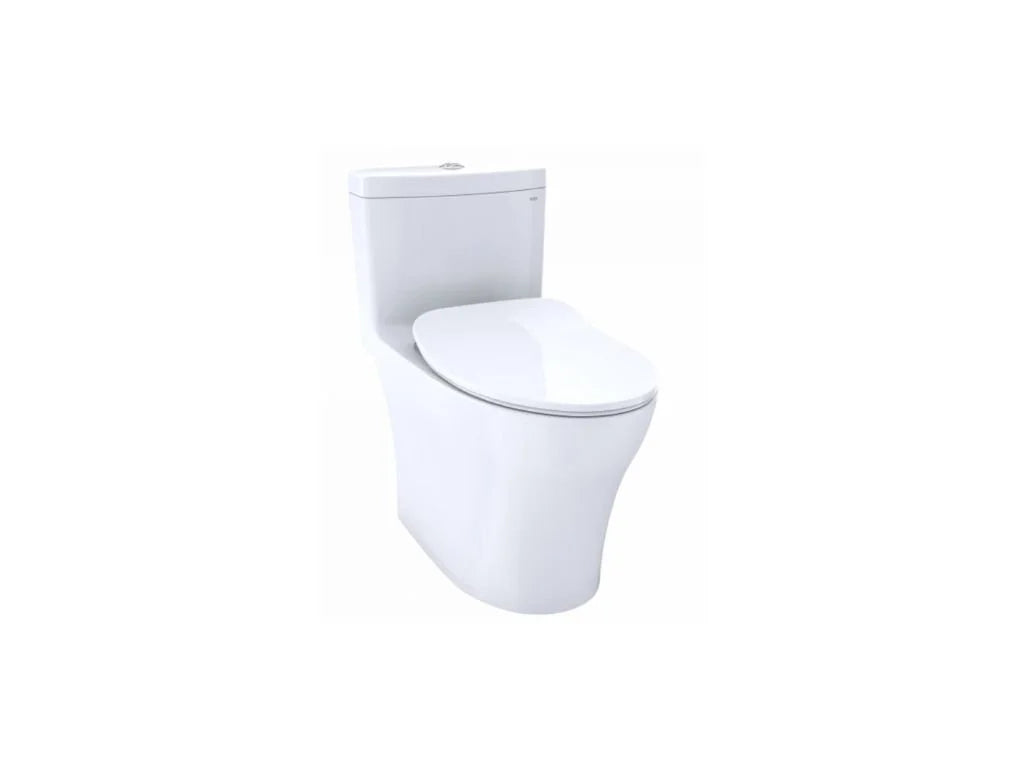 TOTO Aquia® IV Inodoro de una pieza- 1.28 GPF & 0.9 GPF, Taza Alargada- WASHLET+ Asiento Delgado