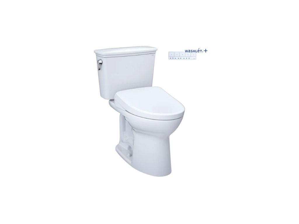 TOTO Drake® Transitional WASHLET®+ S7A Inodoro de dos piezas - 1.28 GPF - Altura Universal
