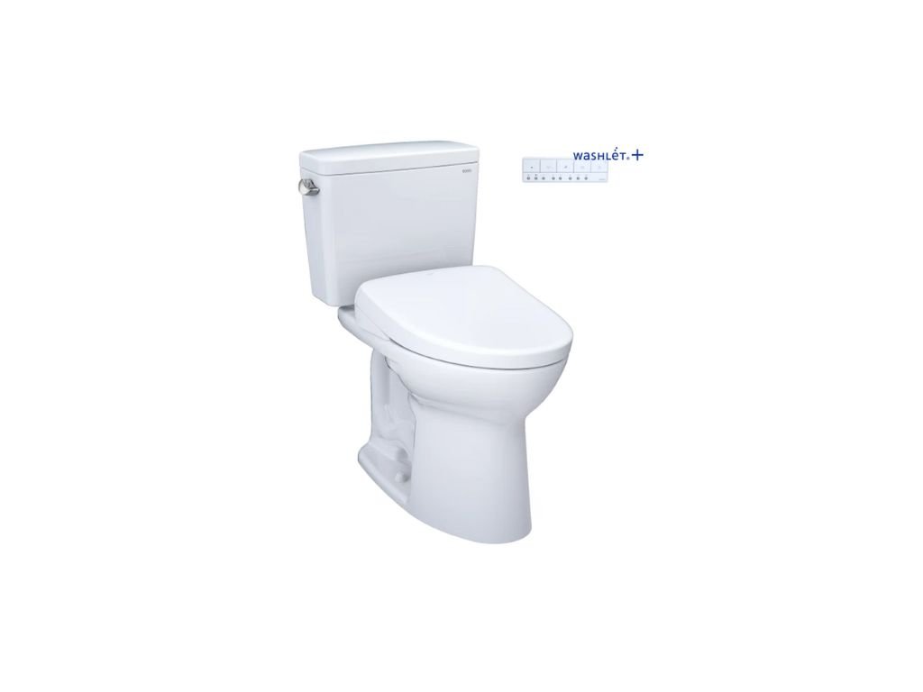 TOTO Drake® WASHLET®+ S7 Indoro de dos piezas - 1.28 GPF - Altura Universal