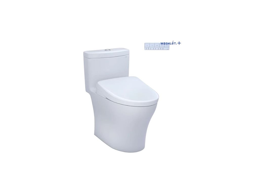 TOTO Aquia® IV - WASHLET®+ S7A Inodoro de una pieza - 1.28 GPF & 0.9 GPF