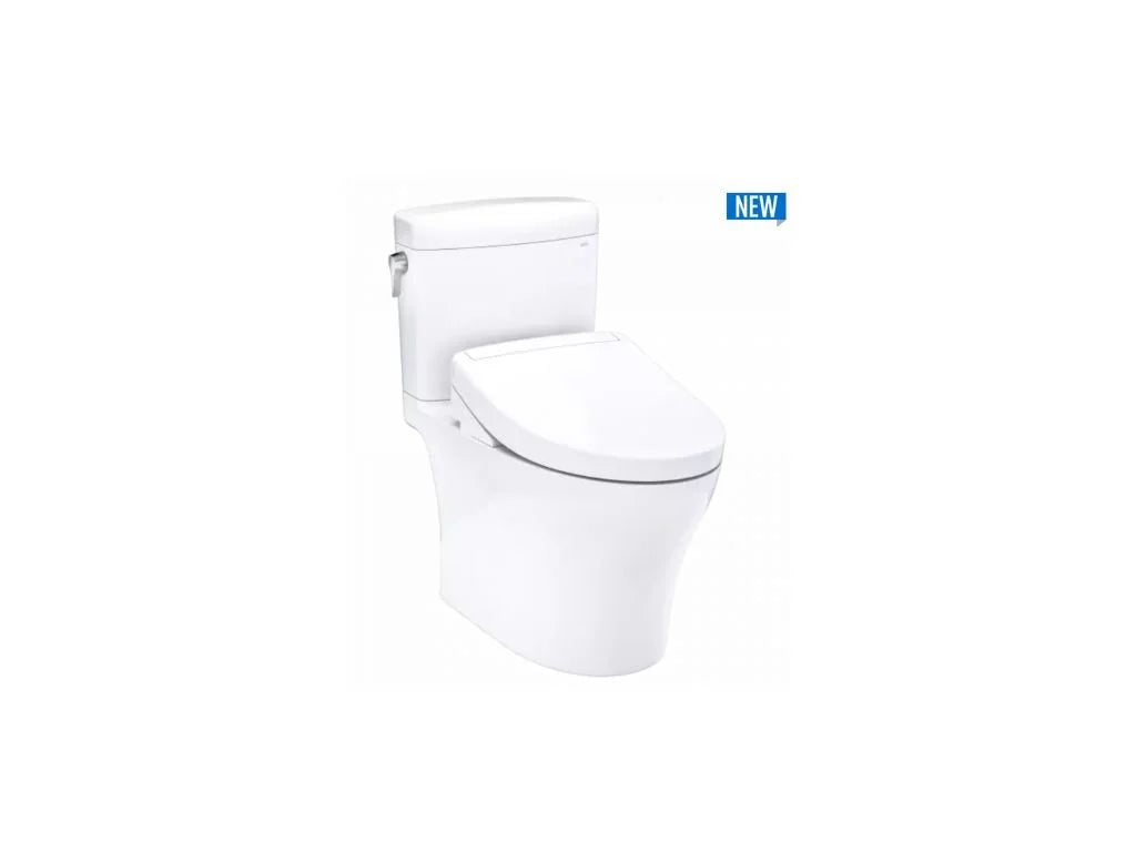 TOTO Aquia® IV Cube WASHLET®+ S5 Inodoro de dos piezas - 1.28 GPF/0.9 GPF