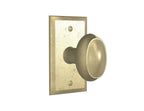 Oval Ridge Door Knob — Shown with P-404 in S1 Finish
