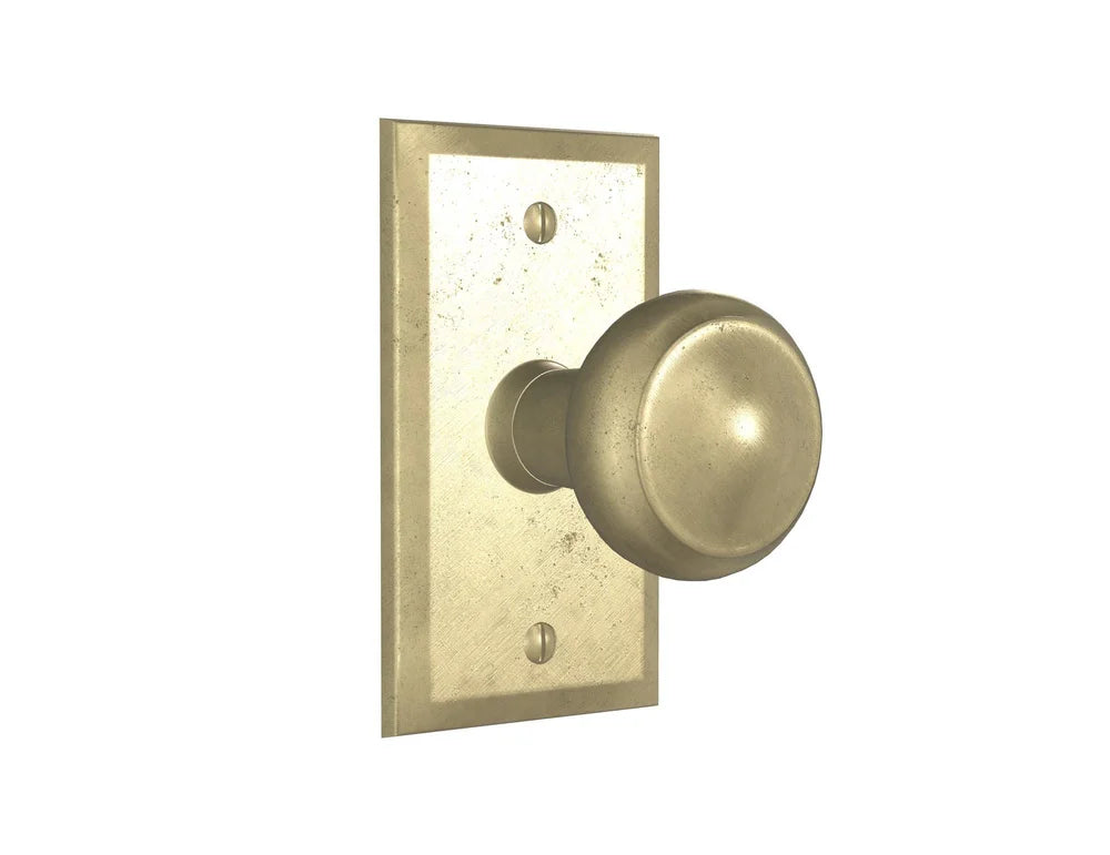Small Ridge Door Knob — Shown with P-404 in S1 Finish