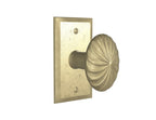 Oval Giro Door Knob — Shown with P-404 in S1 Finish