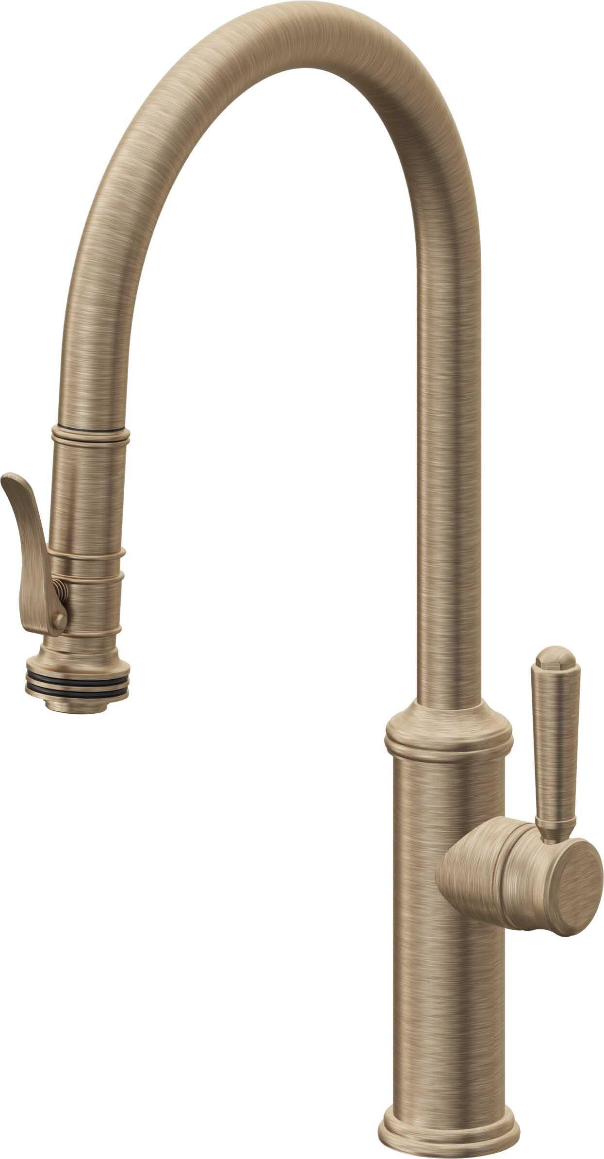 California Faucets Davoli|Descanso Tub Fillers Pull Down Faucets|Widespread