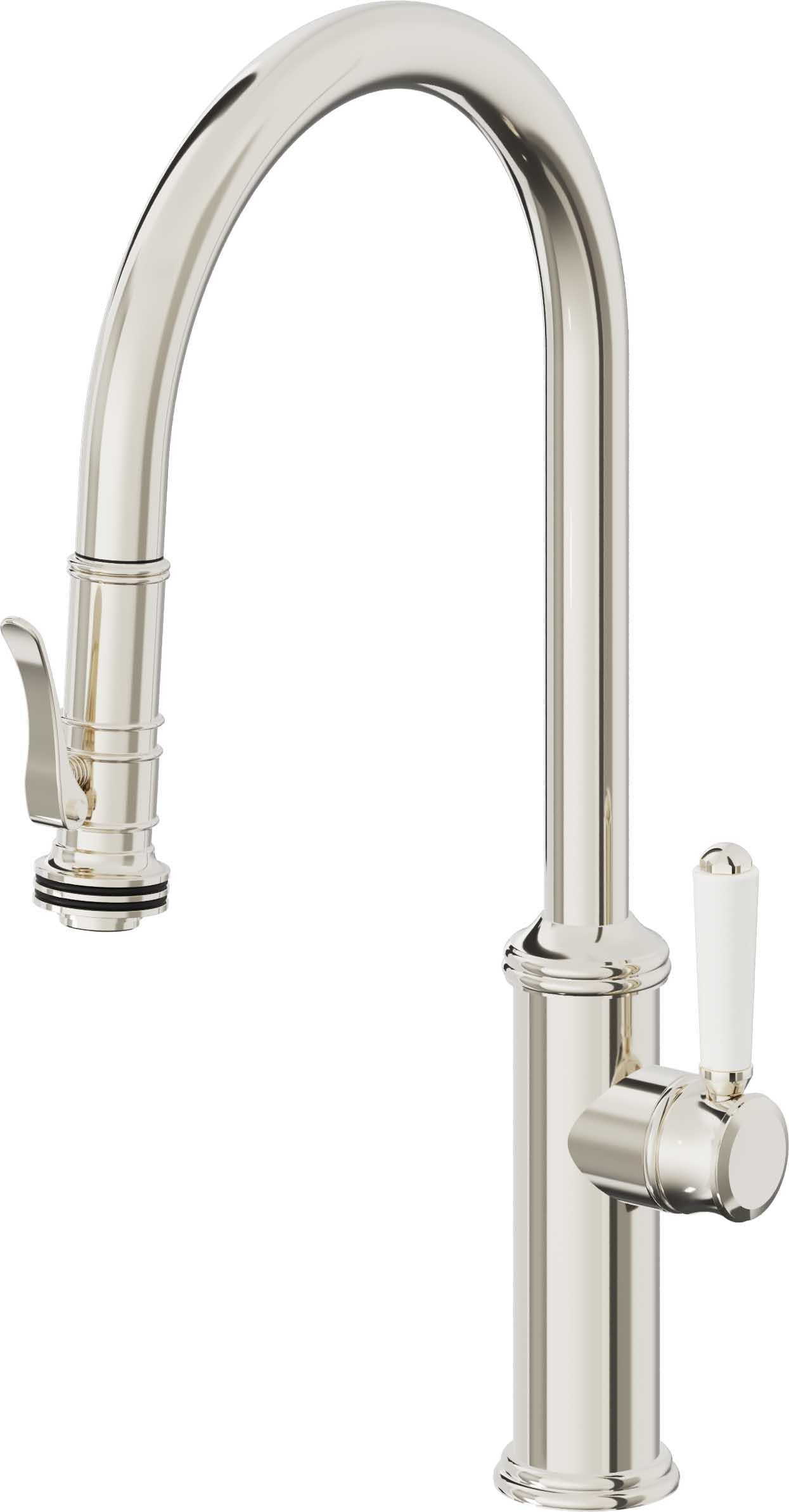 California Faucets Davoli|Descanso Tub Fillers Pull Down Faucets|Widespread