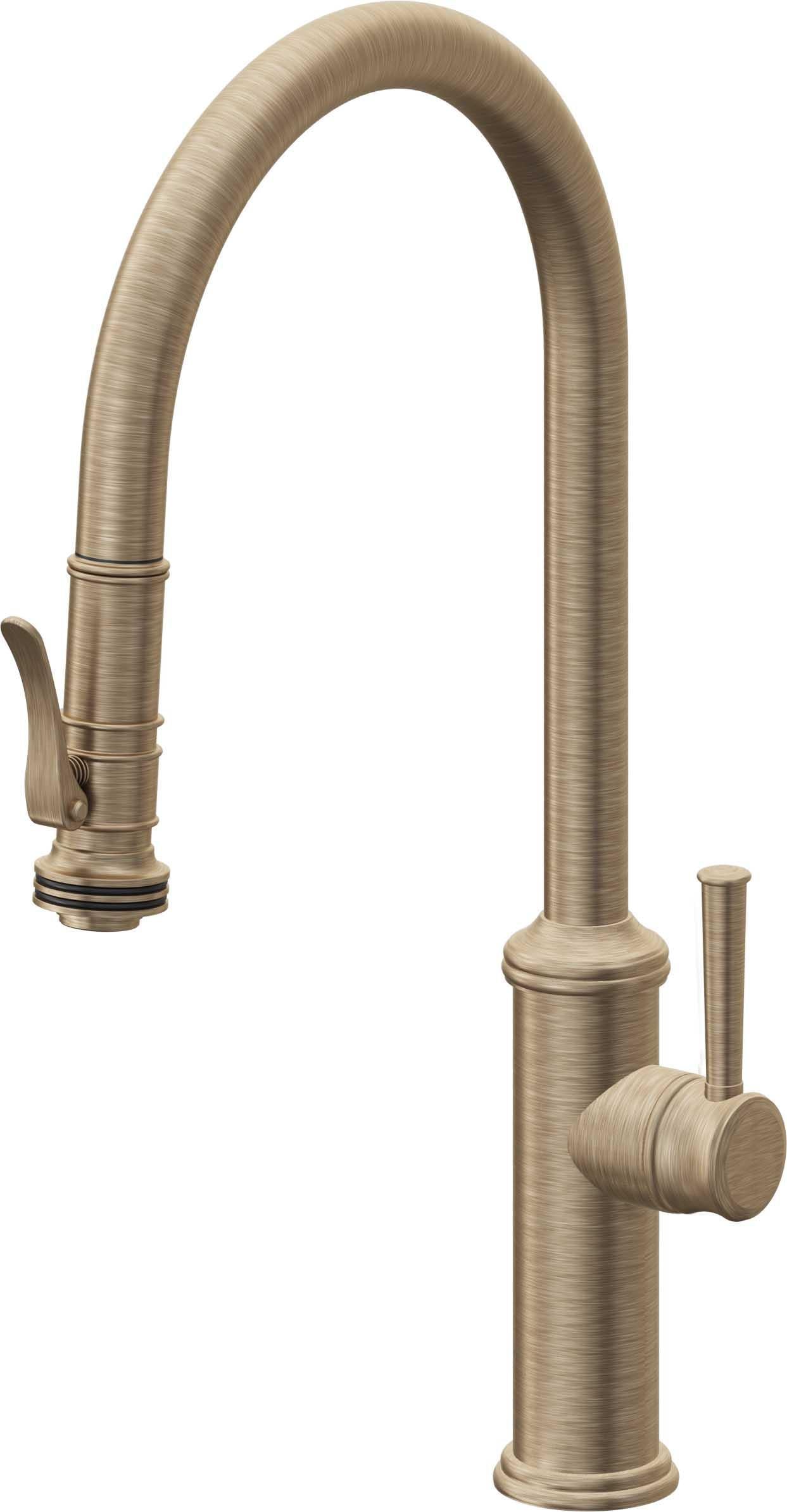 California Faucets Davoli|Descanso Tub Fillers Pull Down Faucets|Widespread