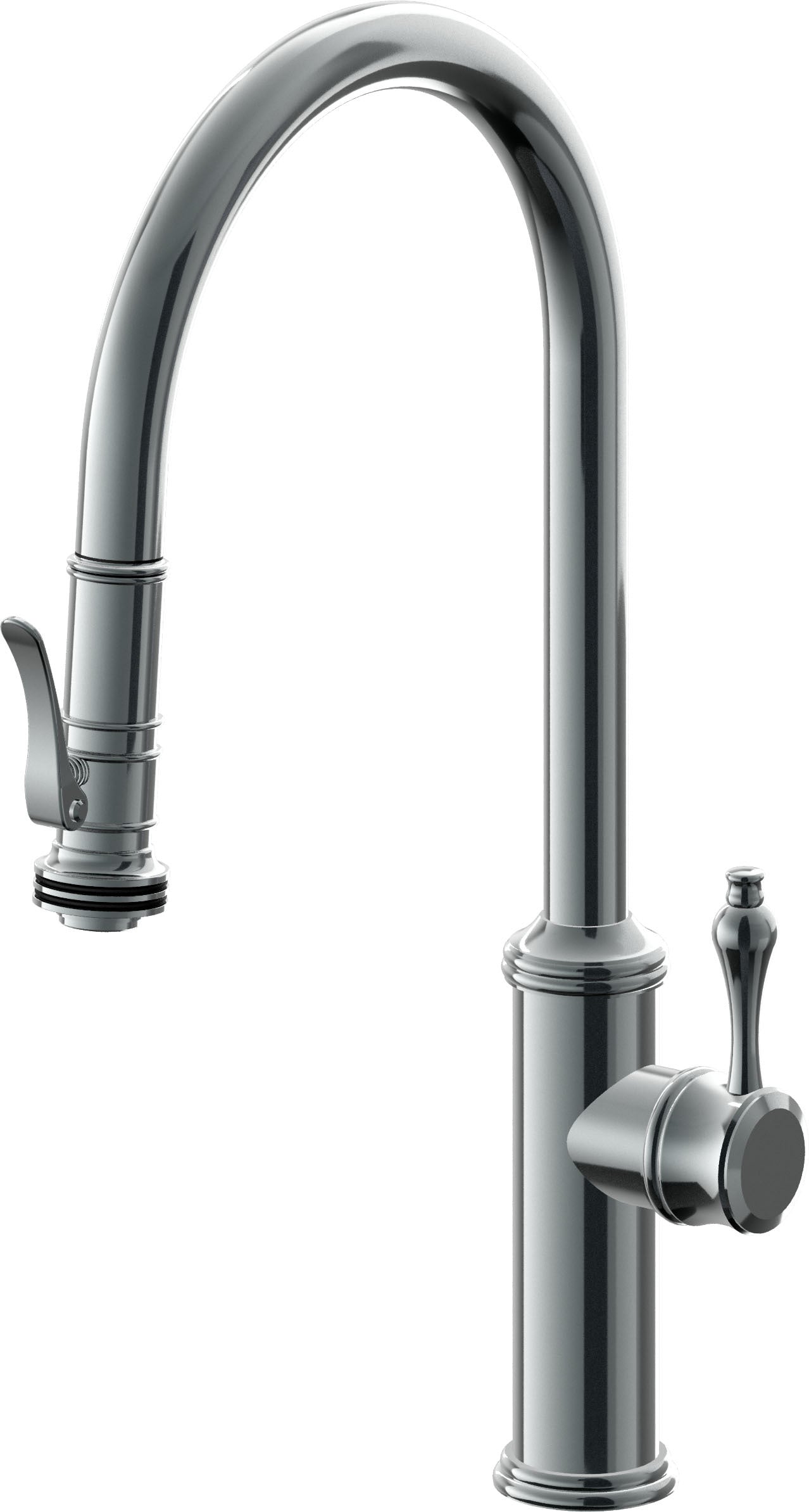 California Faucets Davoli|Descanso Tub Fillers Pull Down Faucets|Widespread