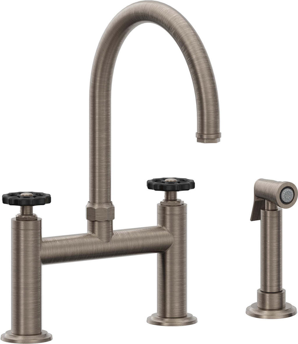 California Faucets Descanso Works Bridge Faucets