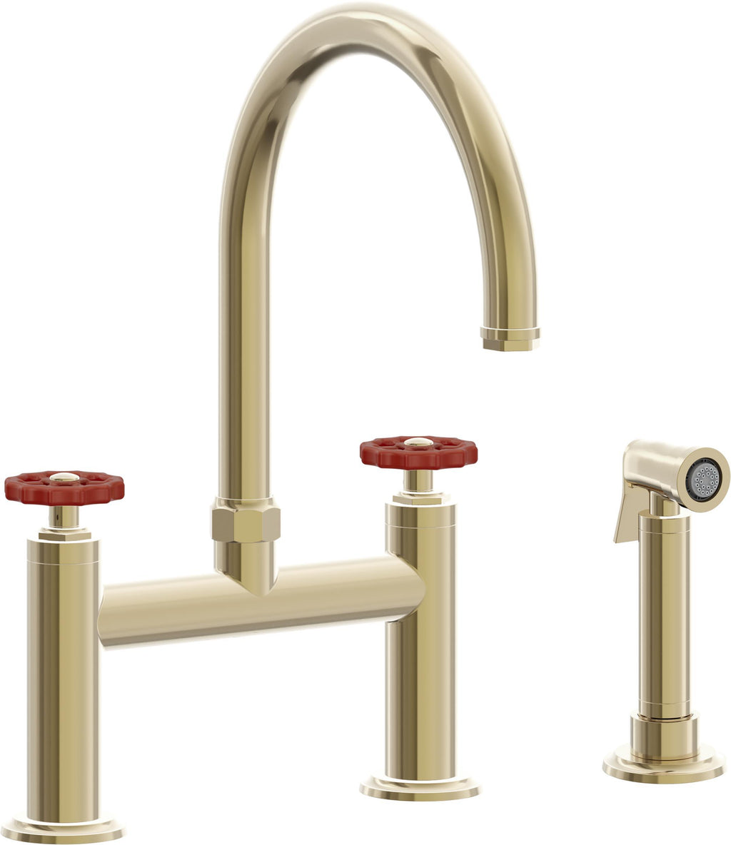 California Faucets Descanso Works Bridge Faucets