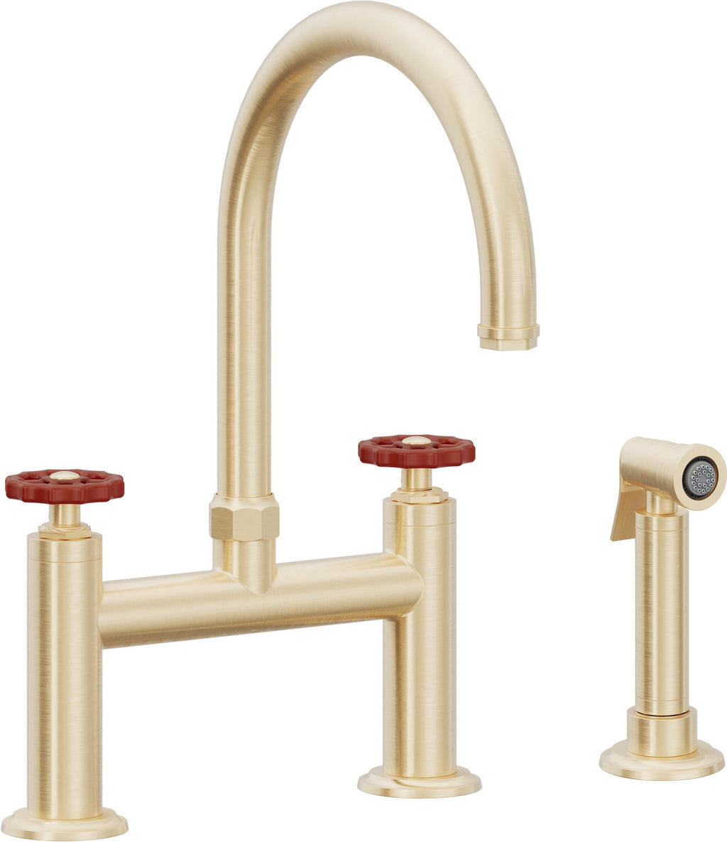 California Faucets Descanso Works Bridge Faucets