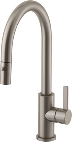 California Faucets COTO Grifo de Cocina Extraíble con Rociador de Botón - Surtidor Bajo