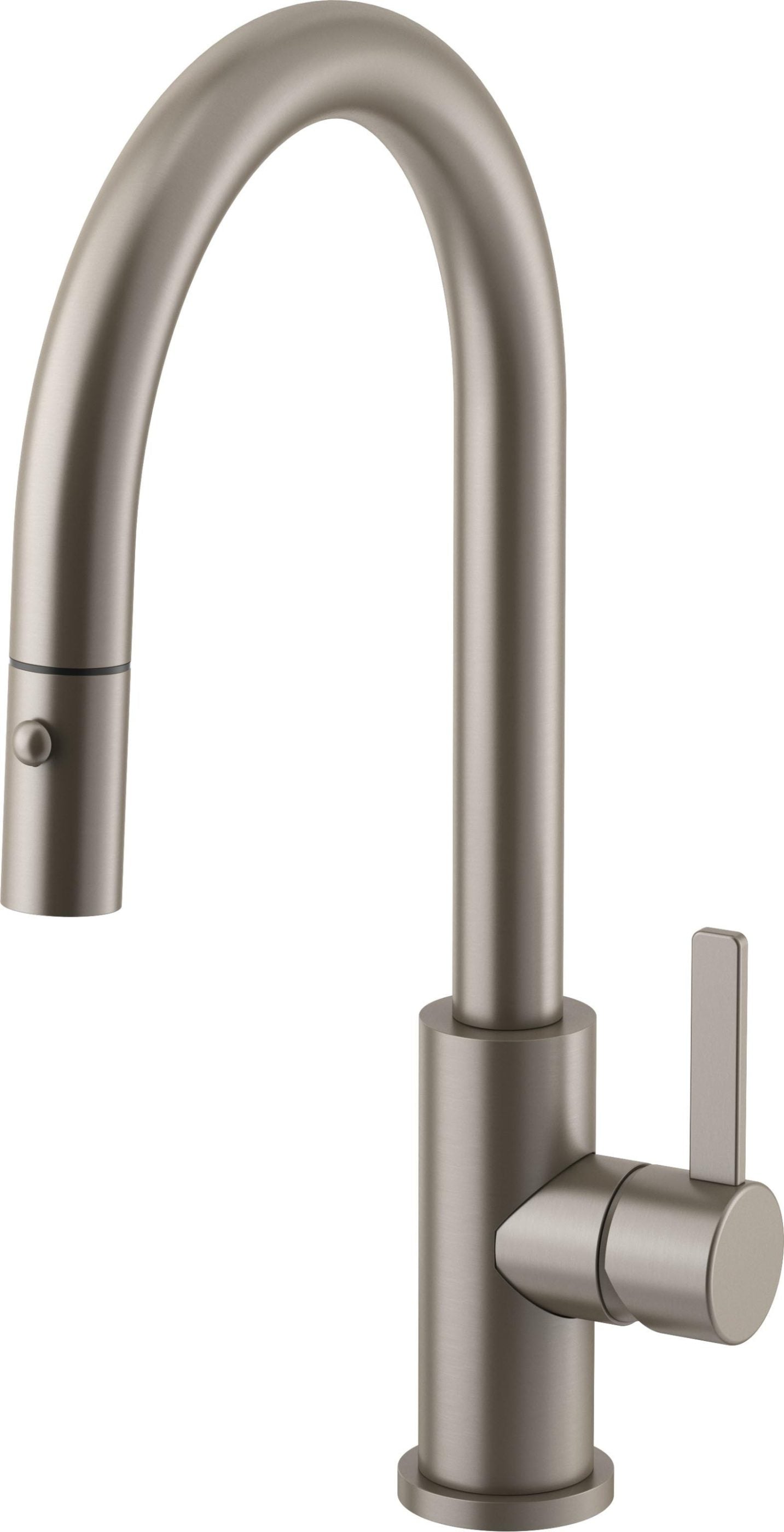 California Faucets COTO Grifo de Cocina Extraíble con Rociador de Botón - Surtidor Bajo