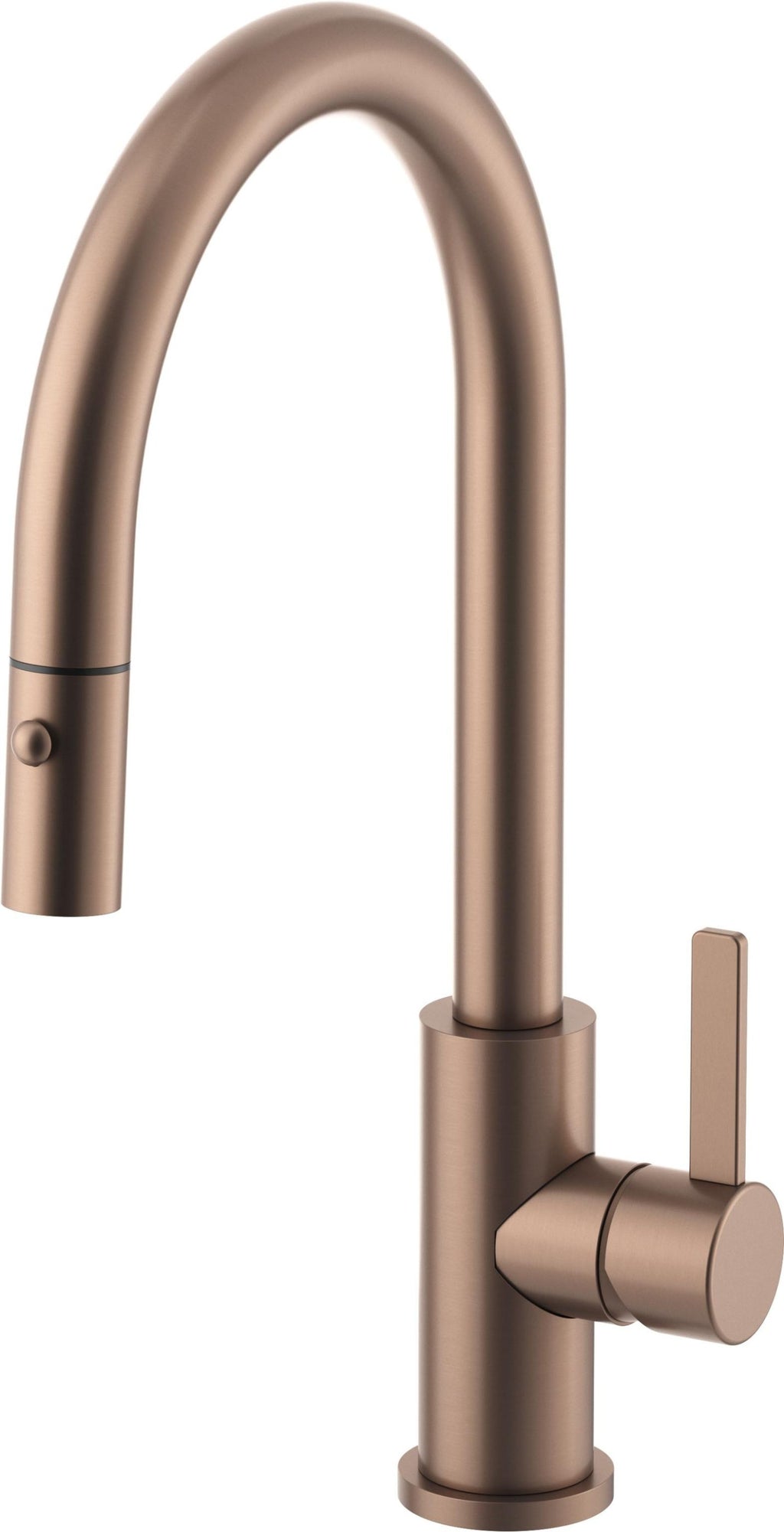 California Faucets COTO Grifo de Cocina Extraíble con Rociador de Botón - Surtidor Bajo
