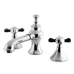 Kingston Brass Essex - Llave de Lavabo Widespread (3 Orificios), con Dos Manerales — Cromo Pulido