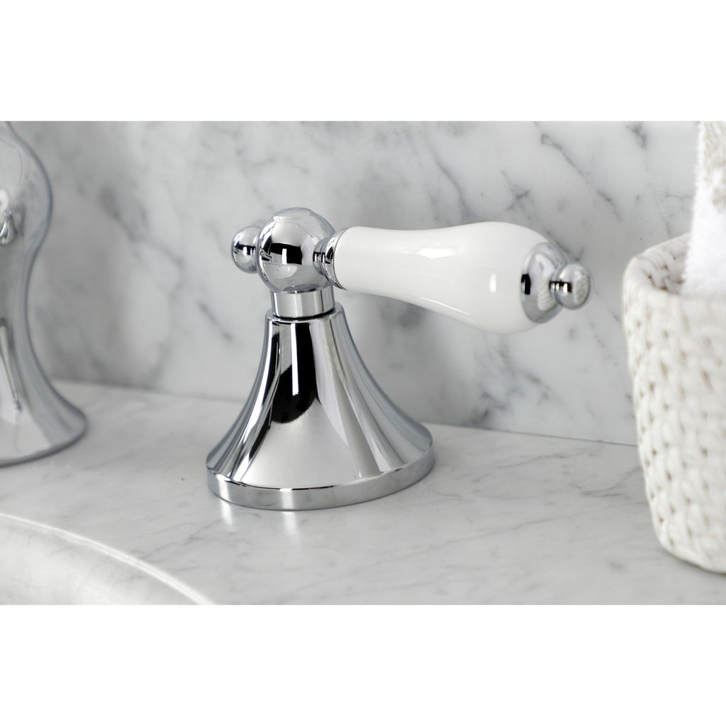 Kingston Brass Vintage - Llave de Lavabo Widespread (3 Orificios), con Dos Manerales — Ambientación 2