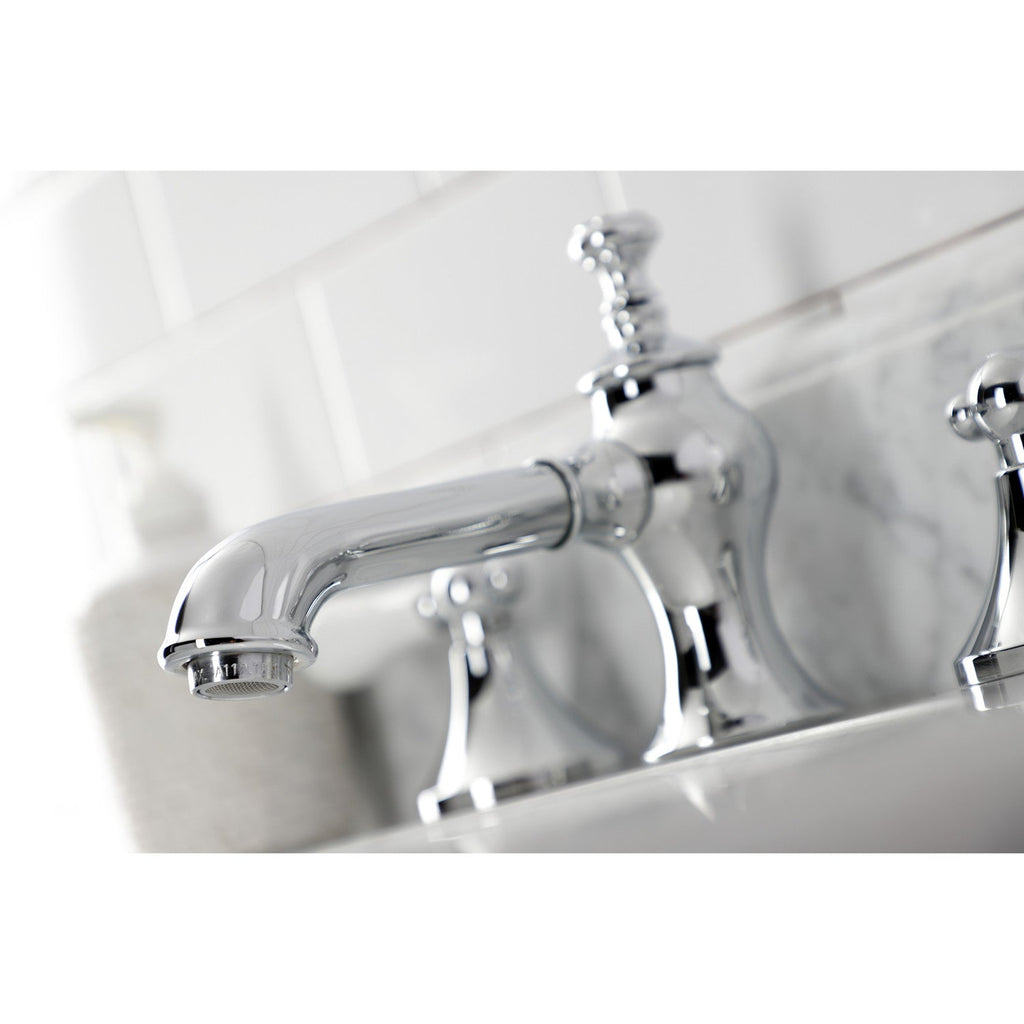 Kingston Brass Vintage - Llave de Lavabo Widespread (3 Orificios), con Dos Manerales — Ambientación 3