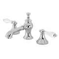 Kingston Brass Vintage - Llave de Lavabo Widespread (3 Orificios), con Dos Manerales — Cromo Pulido