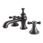 Kingston Brass Vintage - Llave de Lavabo Widespread (3 Orificios), con Dos Manerales — Bronce Aceitado
