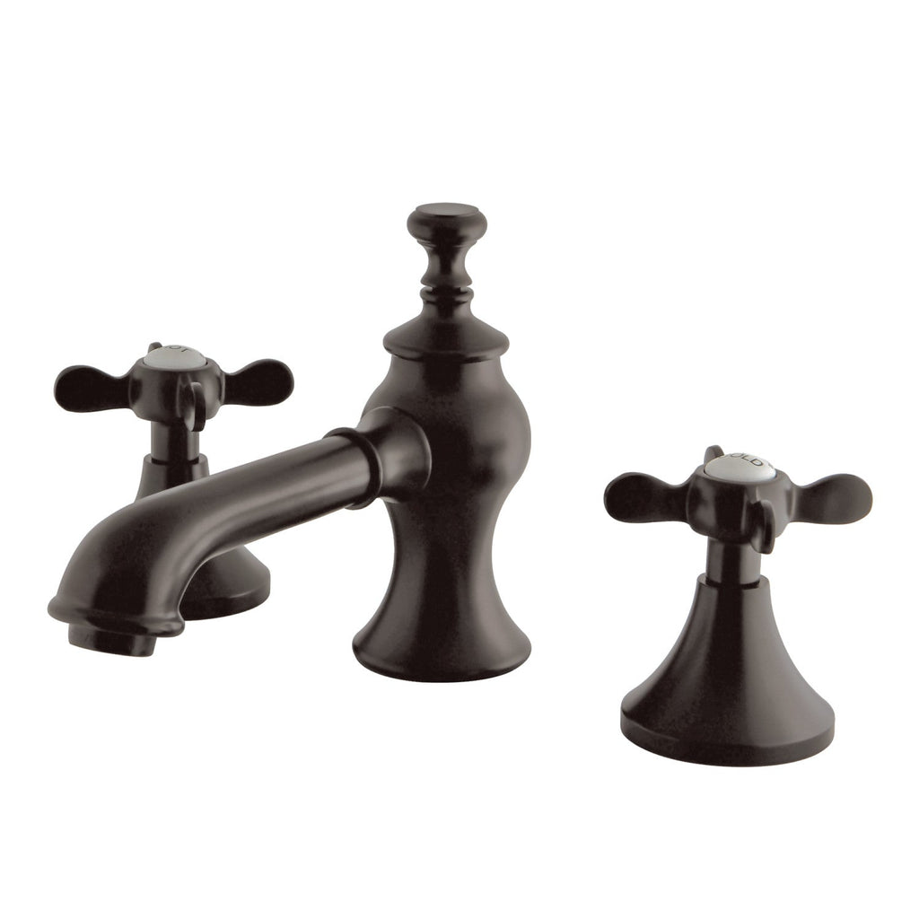 Kingston Brass Essex - Llave de Lavabo Widespread (3 Orificios), con Dos Manerales — Bronce Aceitado