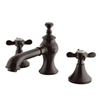 Kingston Brass Essex - Llave de Lavabo Widespread (3 Orificios), con Dos Manerales — Bronce Aceitado