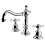Kingston Brass Essex - Llave de Lavabo Widespread (3 Orificios), con Dos Manerales — Cromo Pulido