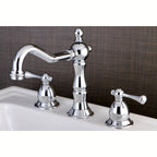 Kingston Brass Heritage - Llave de Lavabo Widespread (3 Orificios), con Dos Manerales — Ambientación 1