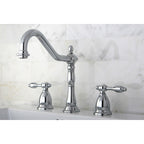 Kingston Brass Tudor - Llave de Lavabo Widespread (3 Orificios), con Dos Manerales — Ambientación 3