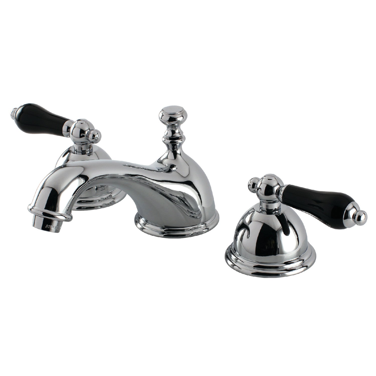 Kingston Brass Duchess - Llave de Lavabo Widespread (3 Orificios), con Dos Manerales — Cromo Pulido